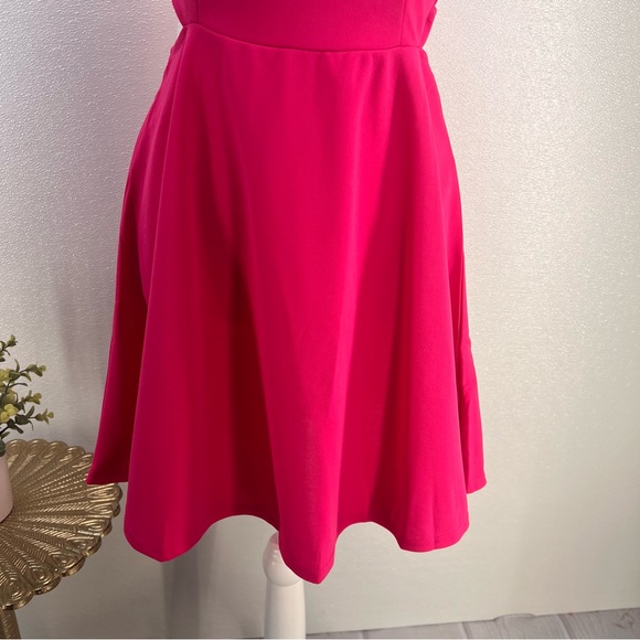 NWT Sweet and Cute Sleeveless Racerback Flared Swing A-Line Waist Hollow Out M - Picture 7 of 17